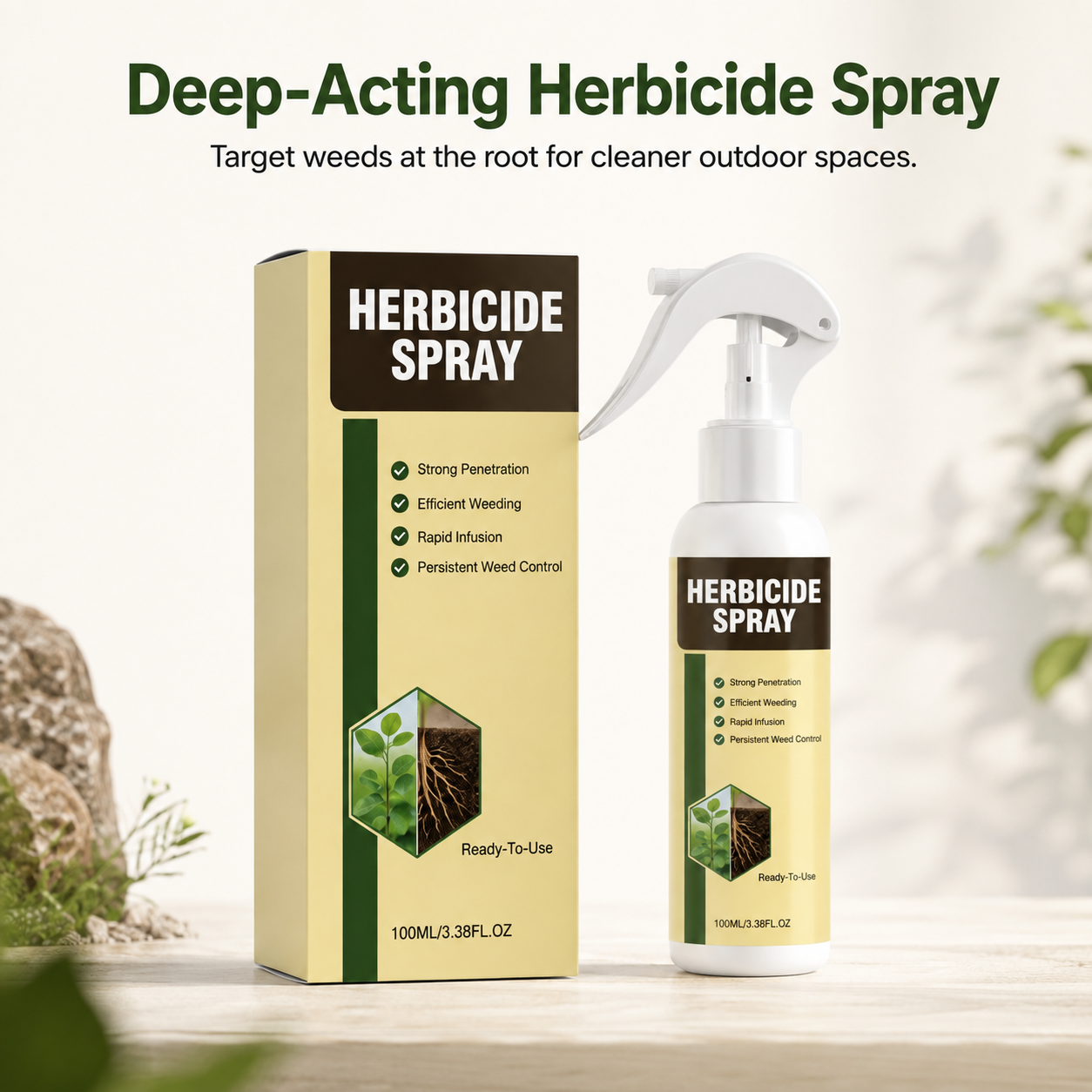 Root-Acting Weed Killer Spray – Fast & Long-Lasting Weed Control