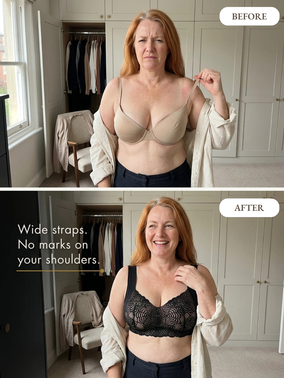 🔥Ends Today: 65% OFF! | LOVILDS Lace Everyday Bra🌈 Natural Support, Ultra-Soft Lace, Absolute Comfort