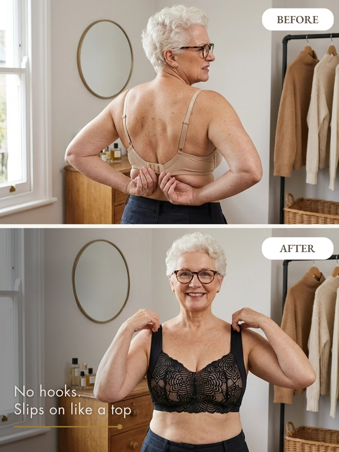 🔥Ends Today: 65% OFF! | LOVILDS Lace Everyday Bra🌈 Natural Support, Ultra-Soft Lace, Absolute Comfort