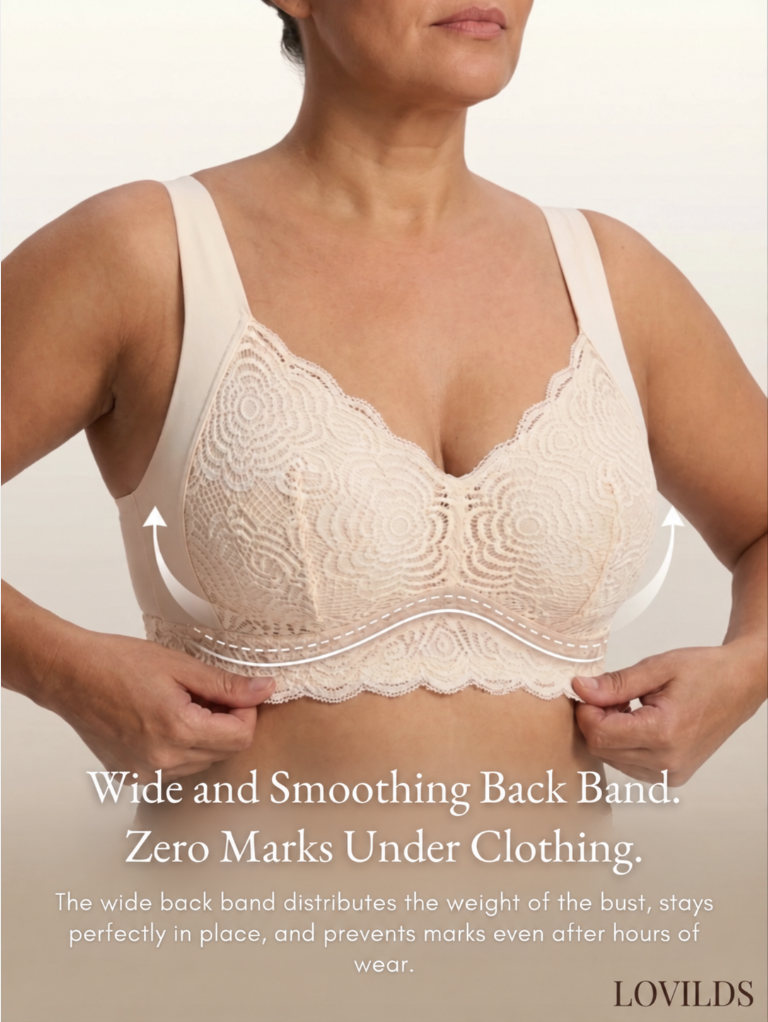 🔥Ends Today: 65% OFF! | LOVILDS Lace Everyday Bra🌈 Natural Support, Ultra-Soft Lace, Absolute Comfort
