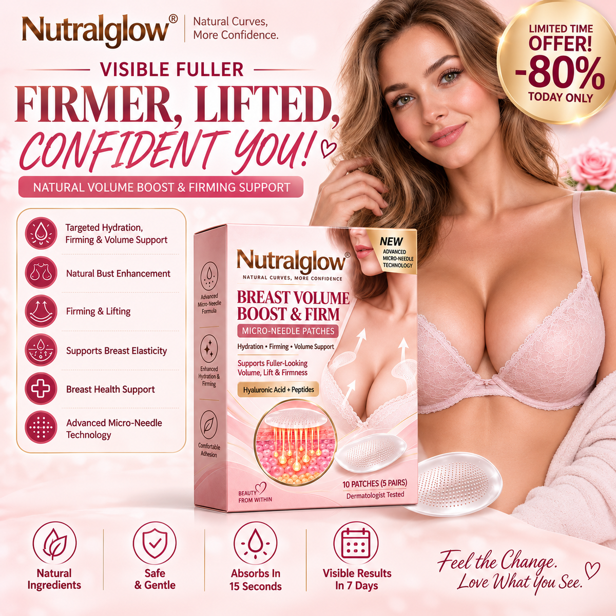 ⏰THE LAST DAY Buy 1 Get 1 Free ✨ 𝐁𝐫𝐞𝐚𝐬𝐭 𝐕𝐨𝐥𝐮𝐦𝐞 𝐁𝐨𝐨𝐬𝐭 & 𝐅𝐢𝐫𝐦 𝐌𝐢𝐜𝐫𝐨-𝐍𝐞𝐞𝐝𝐥𝐞 𝐏𝐚𝐭𝐜𝐡𝐞𝐬
