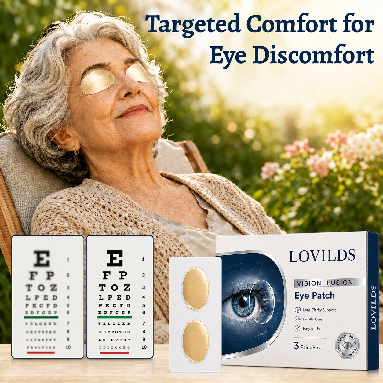 LOVILDS® VisionFusion Support Eye Patch