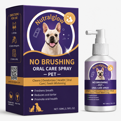 Fresher Dog Breath in Seconds — No Toothbrush Required.