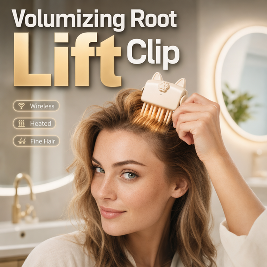 💥 50% OFF 🔥 3-Second Root Lift Volumizing Clip – Cordless, Rechargeable & Instant Volume